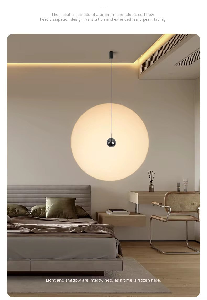 Minimalist Pendant Lamp - Soft Secondary Lighting for Indirect Illumination in Rooms